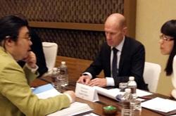 2015年10月28日贾沅潽与荷兰专家交流